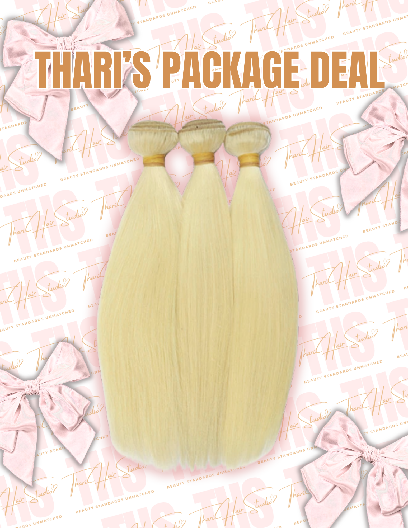 Blonde Straight  Bundle Pack